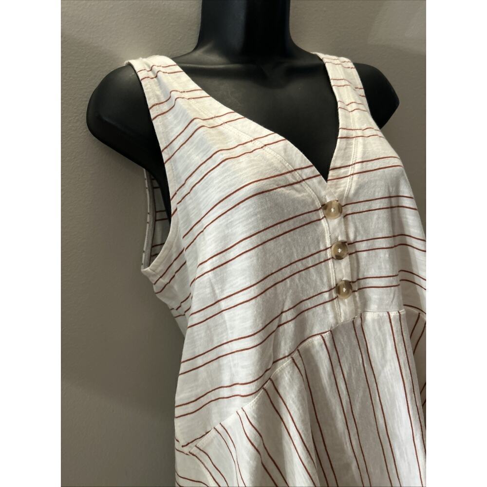Maeve Anthropologie Alayne Sleeveless Tunic Top Small Cotton Tank Womens New - Picture 6 of 16